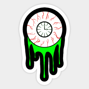 Eyeball Clock Sticker